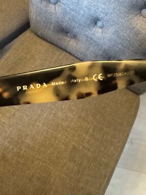 Prada Tortoiseshell Brown and Black Glasses - would need new lenses!